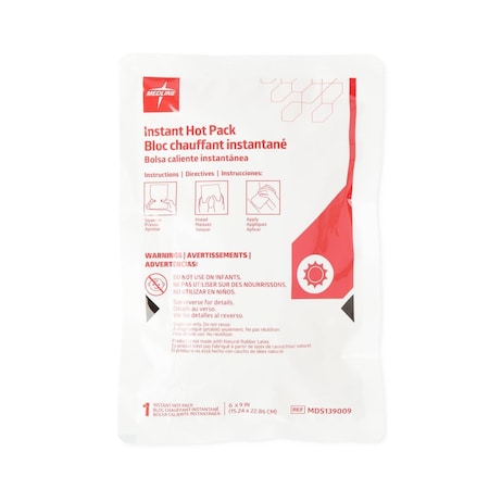 Medline Instant Hot Pack, 6in x 9in, 24PK MDS139009