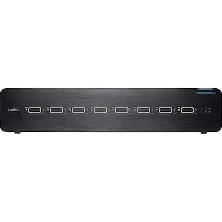 Belkin 8-Port Dual Head DP/HDMI to DP/HDMI Video Secure Desktop KVM Switch PP4.0 F1DN208KVM-UN-4
