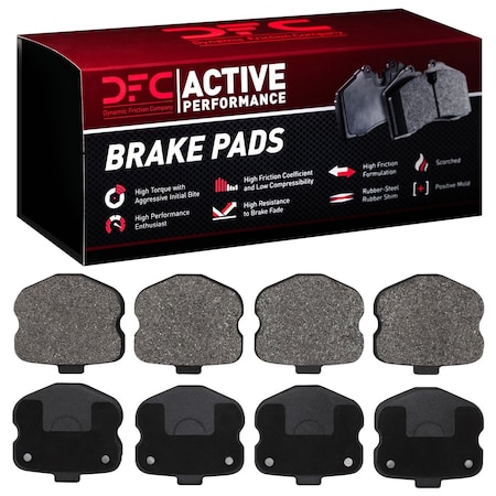 Dfc Active Performance, Disc Brake Pad Set,  1115-1185-10