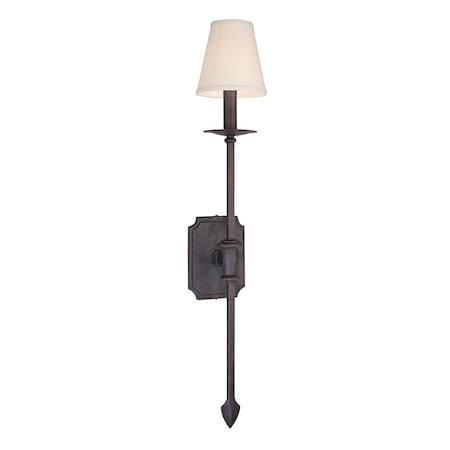 Troy Lighting La Brea 1 Light Wall Sconce 5 In. Textured Iron B2481-TRN