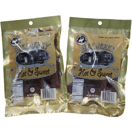 Pearson Ranch Jerky 3 Oz. Hot & Sweet Premium Whole Muscle Jerky BFJ-HS3