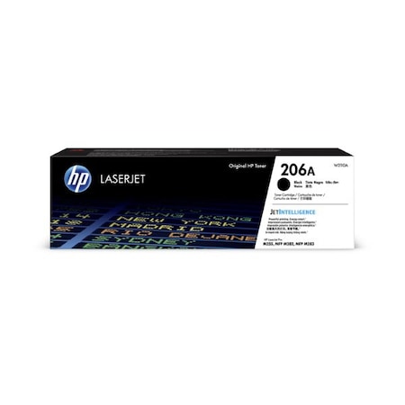 Hp 206A (W2110A) Black Original LaserJet Toner Cartridge (1,350 Yield) W2110A