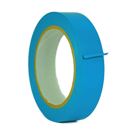 Wod Tape PVC, Light Blue, 1 inch (24mm) W., 5 mil Thickness, 48 PK WOD VTC605-01000-48-60-LBL