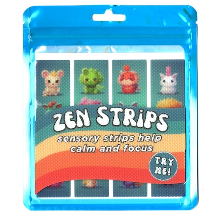 The Pencil Grip Zen Strips, Bumpy Cuties Set 7, 4-Piece Set, 6PK TPG-89206
