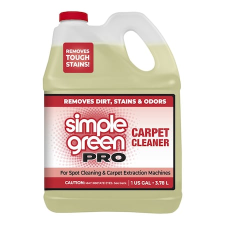 Simple Green Carpet Cleaner, 1 gal, Jug, Unscented 0510100406128