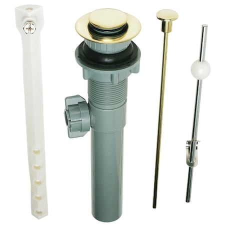 Do It Best 1-1/4'' Polished Brass Pop-Up Assembly B820-70PB
