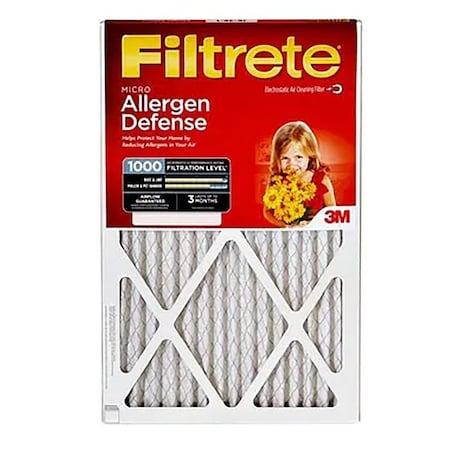 Filtrete Air Filter, 20 in L, 20 in W, 11 MERV, 1000 MPR 9802-4