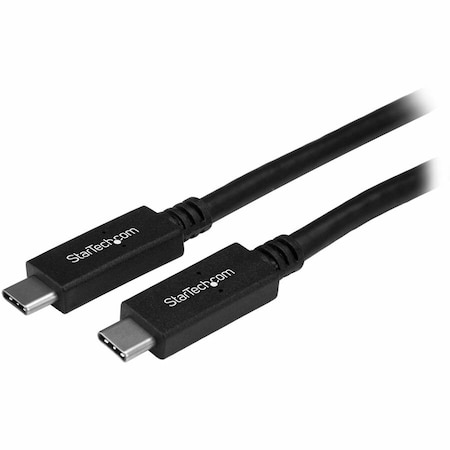 Startech.Com 1m 3 ft USB C to USB C Cable - M/M - USB 3.0 (5Gbps) - USB Type C Cable - USB C Charging Cable USB315CC1M