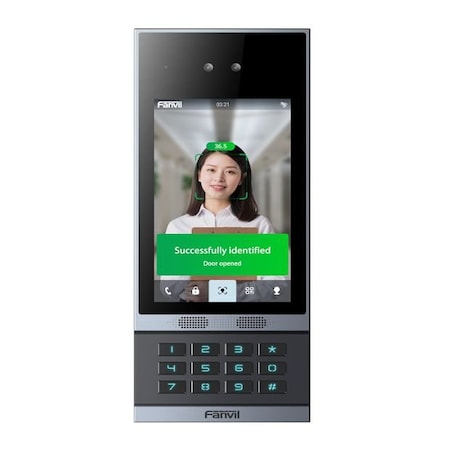 Fanvil Face Recognition Door P Recognition Phone 7 in 2 SIP lines, Linux, Mega-pixel& lens camera I67