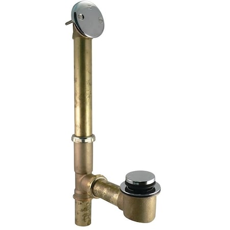 Plumb Pak Bath Drain Assembly, Brass, Chrome 612RB