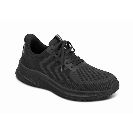 Orthofeet Tilos Men Athletic Hf Blk/Blk, Size 10.5 20018