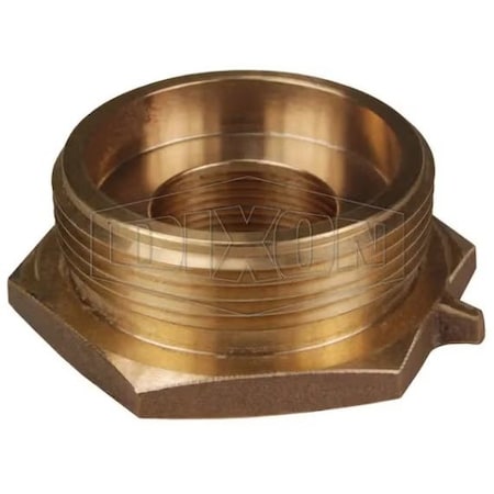 Dixon The Right Connection Domestic Reducer Hex Nipple, 2-1/2 x 1-1/2 in, FNST x MNPT, Cast Brass, Domesti FM25F15T-D