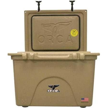 Orca ORCA ORCT058 Cooler, 58 qt Cooler, Tan ORCT058