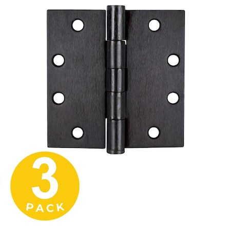 Global Door Controls 4.5 in Leaf W x 4.5 in Leaf H, Oil Rubbed Bronze CP4545-US10B-3