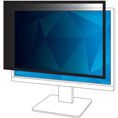 3M Privacy Filter, For Widescreen LCD Monitor, Fits 21"-22" PF220W1F