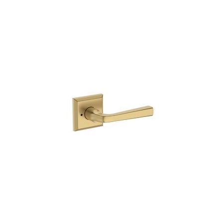 Baldwin Residential Door Levers Privacy Right Hand Lifetime Satin Brass PVKINTSR044