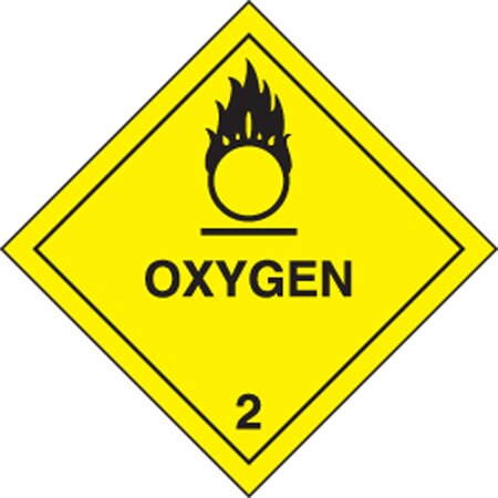 Accuform DOT SHIPPING LABELS HAZARD CLASS 2 MSL204EV5