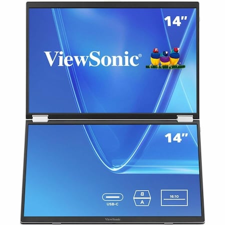 Viewsonic - LCD DISPLAY - FLAT - 1920 X 1200 - 14INCH (X2) - 60 HZ REFRESH RATE - 8 VG1457