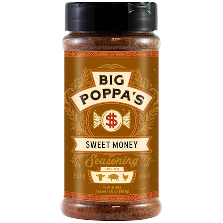 Big Poppas Sweet Money BBQ Seasoning 14 oz OW86400-C