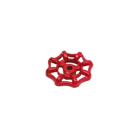 Master Plumber Sillcock Handle, Metal, Round Stem, Red 223-842