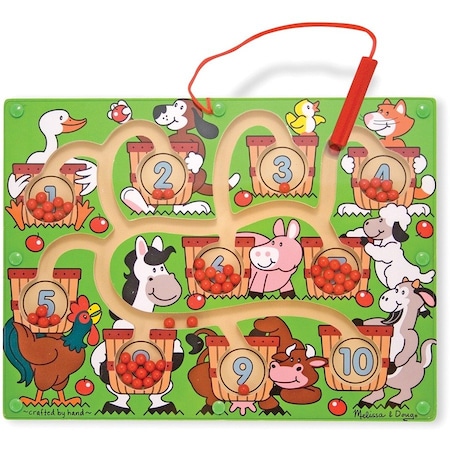 Melissa & Doug Magnetic Wand Number Maze, 12in x 9in 2280