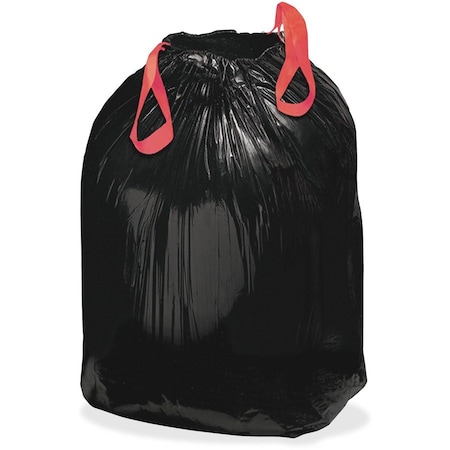 Webster 33 gal Trash Bags, M, 1.20 mil (30 Micron), Black WBI1DTL150