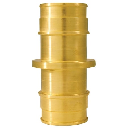 Apollo Valves ExpansionPEX Series Coupling, 1 in, Barb, Brass, 200 psi Pressure EPXC11