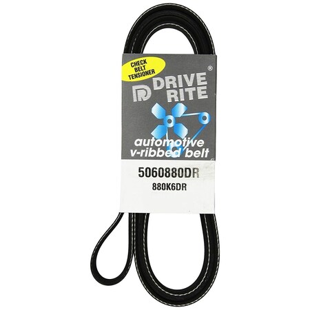 Dayco 5060880DR V-Ribbed Serpentine Belt for 2010 Lexus SC D35-5060880DR