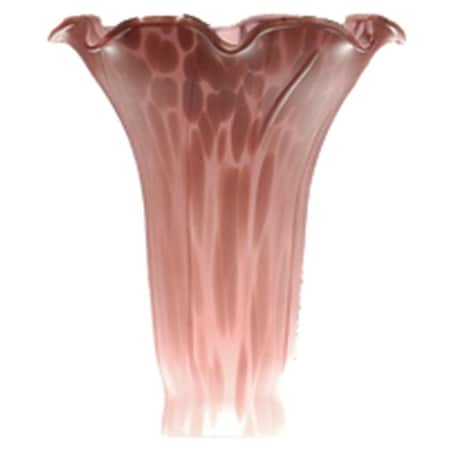Meyda 3.5in.W x 5in.H Lavender Pond Lily Shade 12911