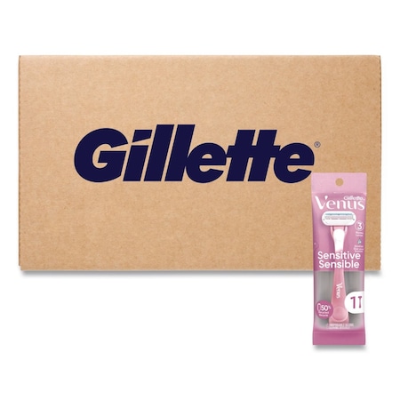 Gillette Venus Sensitive Sensible Razors, 3 Blades, 36PK 64906