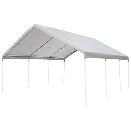King Canopy Replacement Drawstring Cover 18ftx20ft, fits 17ft 9in by 20ft A-Frame, White TDS1820-5