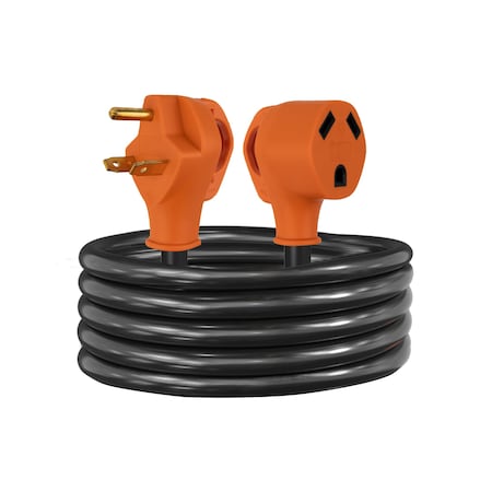 Power Sentry Extension Cord, TT-30R, PVC, TT-30P, 25 ft GLRVEX3025