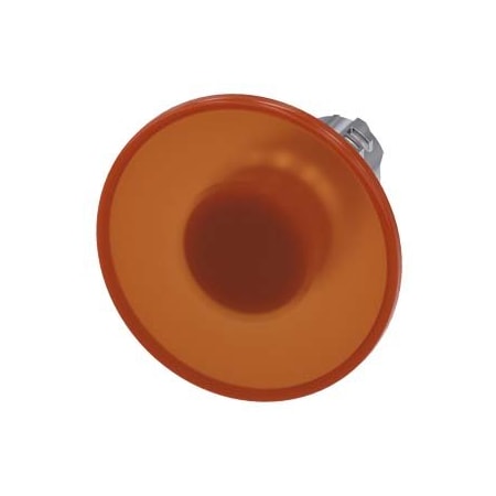 Siemens Illuminated mushroom pushbutton, 22 mm, round, metal, shiny, amber, 60 3SU1051-1CD00-0AA0