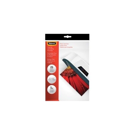 Fellowes POUCH, PHOTO, 5MIL, 4.5 X 6.25, 20PK 52010