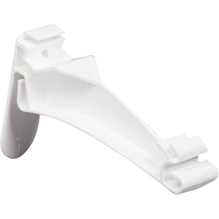 Amerimax Home Products 5'' Traditional K-Style White Vinyl Hidden Gutter Hanger M0722BHP