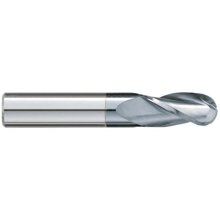 Garr Tool End Mill, Ball End Center Cutting Standard Length, Series: 323MC, 1 in Cutter Dia 17374
