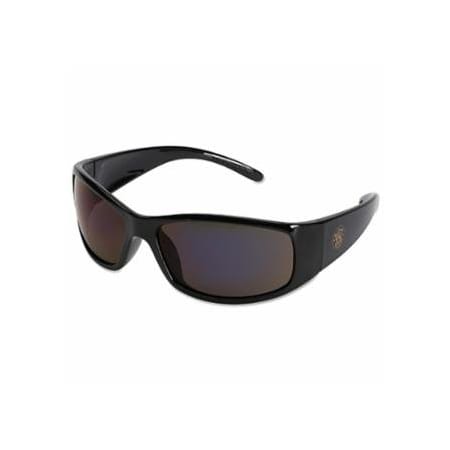 Smith And Wesson Elite, Safety Glasses, Smoke Polycarbonate Lens, Uncoated, Black, Nylon 412-21303