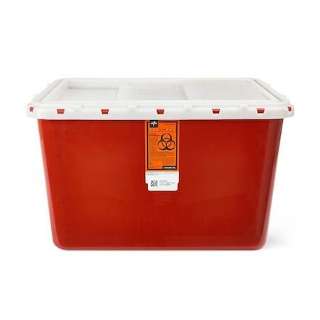 Medline Sharps Containers, Red, Sliding Lid, 8 gal. MDS705208SLH