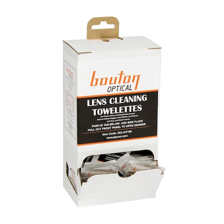 Bouton Optical Lens Cleaning Towelette Dispenser, 1000PK 252-LCT100