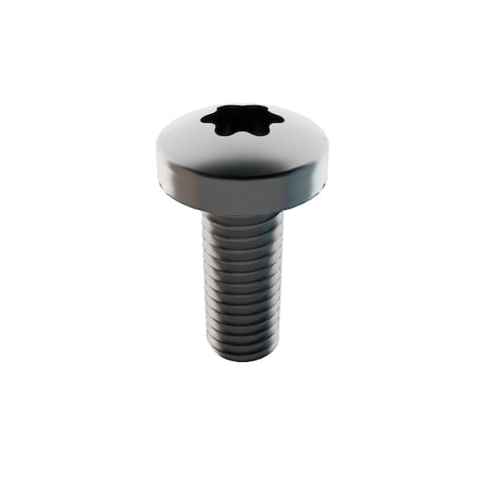 #10-32 x 1/2 in Torx Pan Machine Screw, Plain 18-8 Stainless Steel, 5 PK