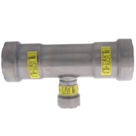 Viega MegaPressG tee P1 1.25 P2 1.25 P3 0.5 carbon steel zinc-nickel coating 25491