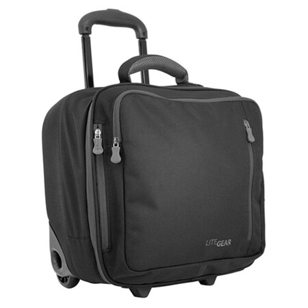 Kithen Crafted Sprd Lite Gear  Hybrid Rolling Tote, Black LG-2001