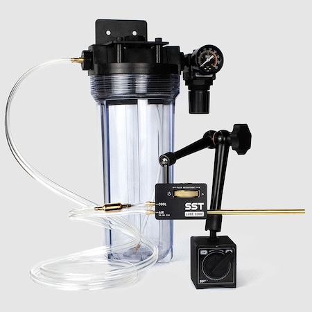 Stupid Simple Tools LUBE CUBE -CNC and Drill Single Nozzle Coolant Mister System SST021-1