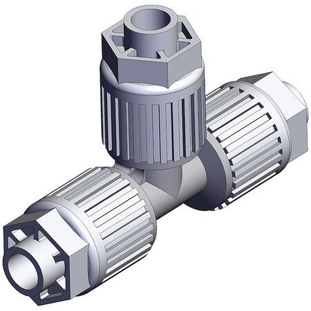Smc High Purity Fitting, Union, PFA, Tee LQ3T3A