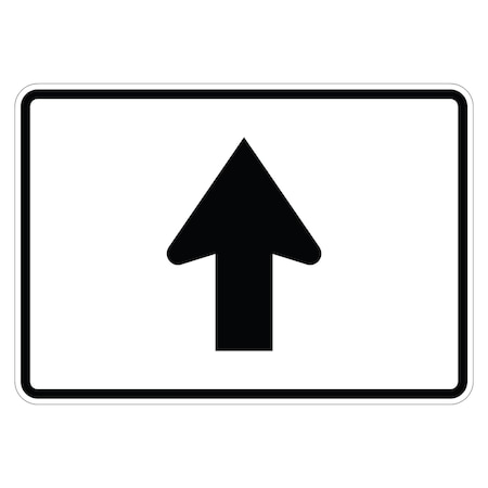 Sign Solutions Usa Traffic Sign, 30 in Width, Aluminum Sign, Horizontal Rectangle DUS12DWT3021M6-3