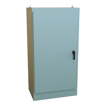 Hammond Handle Electrical Enclosure, 72 in H, 24 in D, 37 in W, 12, 13, 3R, 4, Steel HN4FS723724