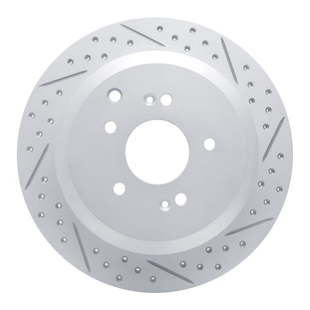 Dynamic Friction Co DFC Geoperformance Rotor - Drilled and Slotted 830-03048R