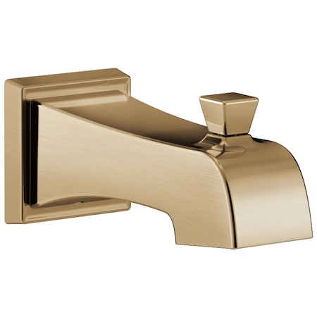 Delta Ashlyn Tub Spout - Pull-Up Diverter In Champagne Bronze RP77091CZ