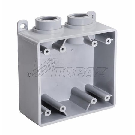 Topaz Junction Box, Type FSS, PVC, Wall Mount, 1" 1299