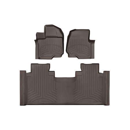 Weathertech Cocoa, Front and Rear FloorLiner HP 47697-1-5IM